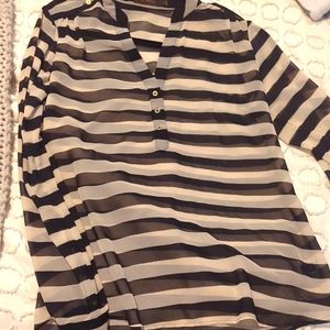 (M) Long Sleeve Blouse from The Limited